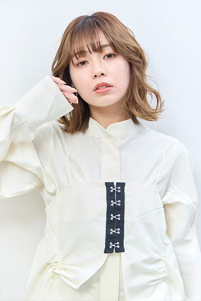 ミルクティーウェーブボブ