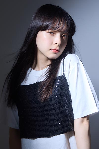 艶めくストレートヴェール