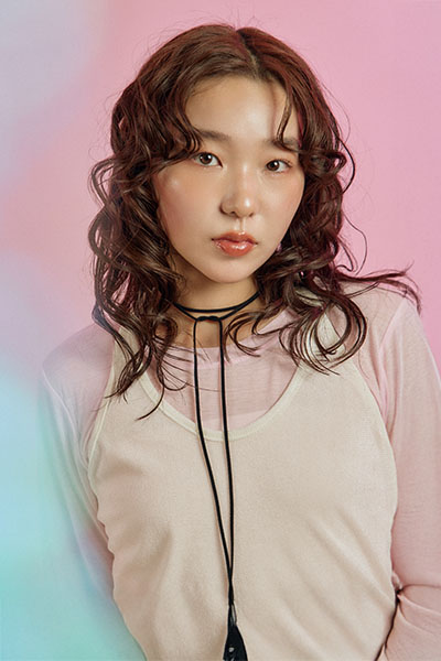 ツヤ感カールのゆるミディ